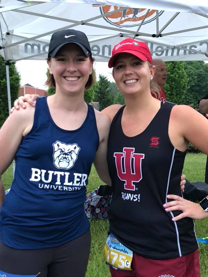IU Runs singlet in Black - men's and women's sizes (CLOSEOUT)