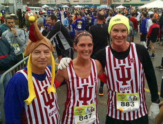 IU Runs Singlet in Candystripe - men's and women's sizes