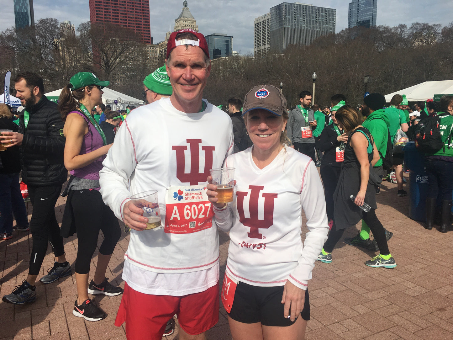 IU Runs Long Sleeve Tech - men's and women's