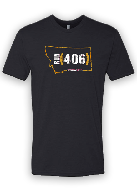 Run 406 Men's Short Sleeve Tech Tee - Dark Gray