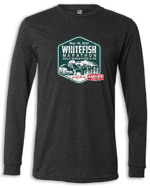 Whitefish Marathon Men's Long Sleeve Tee